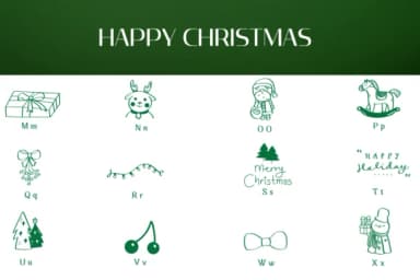 Happy Christmas by Heartcraft Atelier — Dingbats Font — thumbnail 3