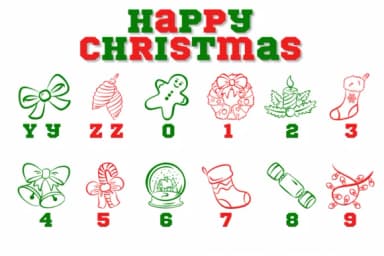 Happy Christmas by Chonada — Dingbats Font — thumbnail 4