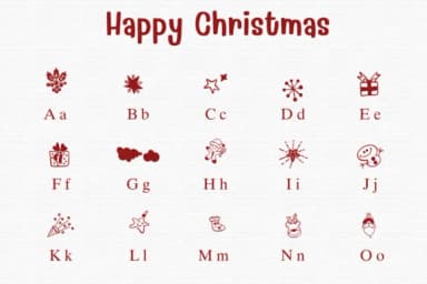 Happy Christmas by Sontaya — Dingbats Font — thumbnail 2