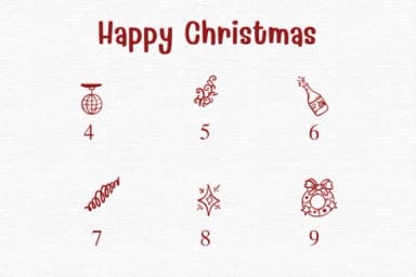 Happy Christmas by Sontaya — Dingbats Font — thumbnail 4
