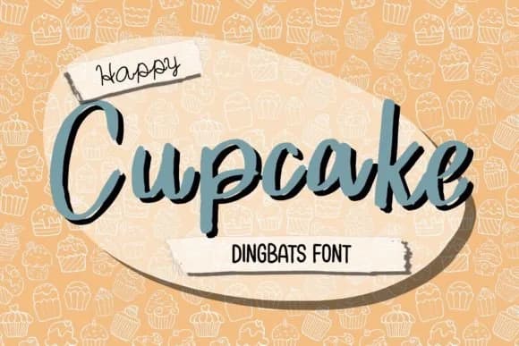 Happy Cupcake by DREAMs Soul G. — Dingbats Font