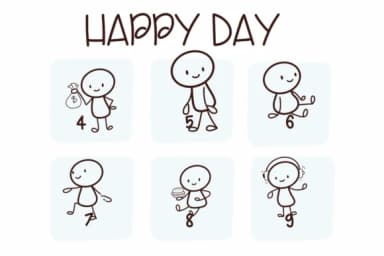 Happy Day by Sirinart — Dingbats Font — thumbnail 4