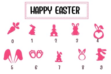 Happy Easter by PraewDesigns — Dingbats Font — thumbnail 4