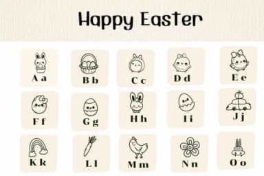 Happy Easter by Ketsarin — Dingbats Font — thumbnail 2