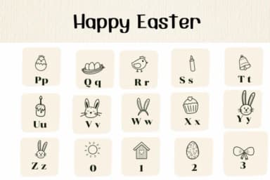 Happy Easter by Ketsarin — Dingbats Font — thumbnail 3