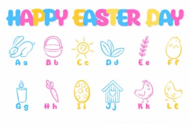 Happy Easter Day by Chonada — Dingbats Font — thumbnail 2