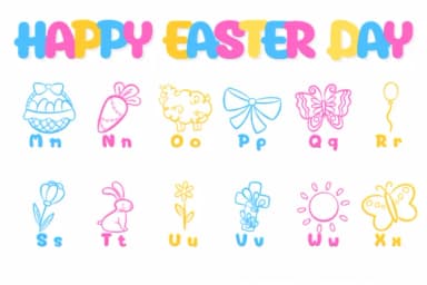Happy Easter Day by Chonada — Dingbats Font — thumbnail 3