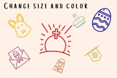 Happy Easter Icons by Stella Sky — Dingbats Font — thumbnail 3