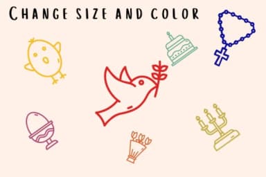 Happy Easter Icons by Stella Sky — Dingbats Font — thumbnail 3