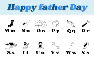 Happy Father Day by Chonada — Dingbats Font — thumbnail 3