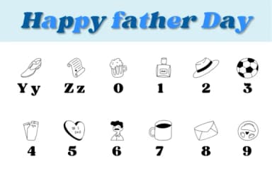 Happy Father Day by Chonada — Dingbats Font — thumbnail 4