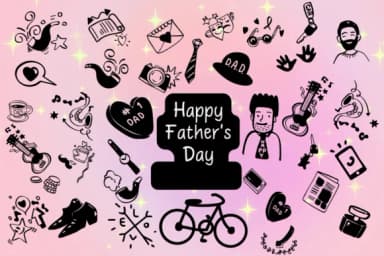 Happy Fathers Day by Nongyao — Dingbats Font — thumbnail 1