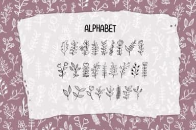 Happy Flores by DREAMs Soul G. — Dingbats Font — thumbnail 2