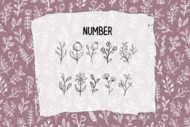 Happy Flores by DREAMs Soul G. — Dingbats Font — thumbnail 3