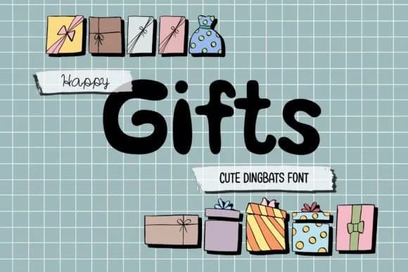 Happy Gifts by DREAMs Soul G. — Dingbats Font