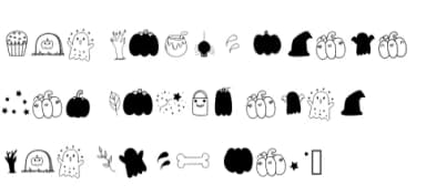 Happy Halloween by Foam-Design Store — Dingbats Font — thumbnail 6