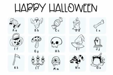 Happy Halloween by Sirinart — Dingbats Font — thumbnail 2