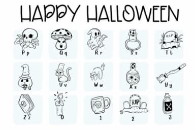 Happy Halloween by Sirinart — Dingbats Font — thumbnail 3