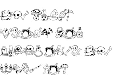 Happy Halloween by Sirinart — Dingbats Font — thumbnail 8