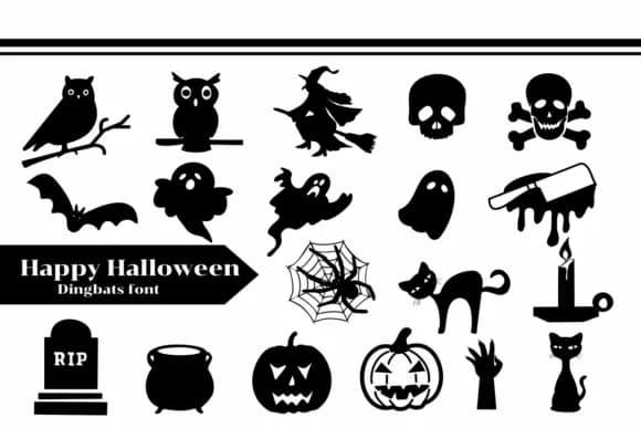 Happy Halloween by Apiwat Type — Dingbats Font