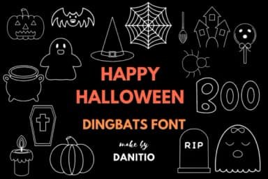 Happy Halloween by danita.kukkai — Dingbats Font — thumbnail 1
