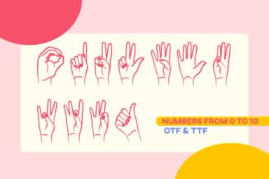 Happy Hands by Inkclouddesign — Dingbats Font — thumbnail 4