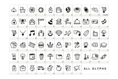 Happy Love by YandiDesigns — Dingbats Font — thumbnail 2