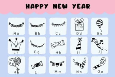 Happy New Year by Natchuta — Dingbats Font — thumbnail 2