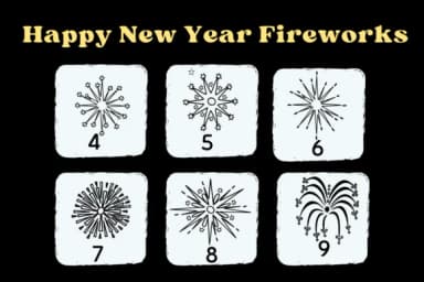 Happy New Year Fireworks by Natchuta — Dingbats Font — thumbnail 4