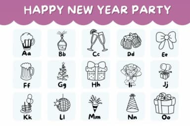 Happy New Year Party by Natchuta — Dingbats Font — thumbnail 2