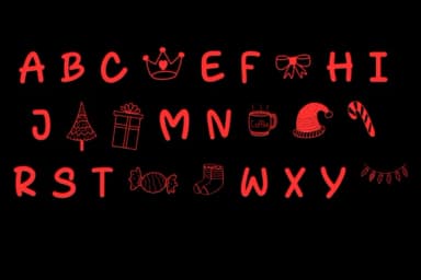 Happy Noel by Petal Pixels — Dingbats Font — thumbnail 2