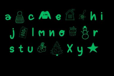 Happy Noel by Petal Pixels — Dingbats Font — thumbnail 3