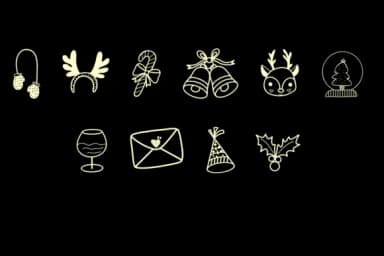 Happy Noel by Petal Pixels — Dingbats Font — thumbnail 4