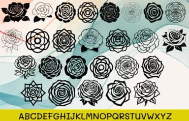 Happy Rose by MOMAT THIRTYONE — Dingbats Font — thumbnail 2
