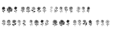 Happy Rose by MOMAT THIRTYONE — Dingbats Font — thumbnail 6