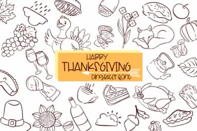 Happy Thanksgiving by Sirinart — Dingbats Font — thumbnail 1