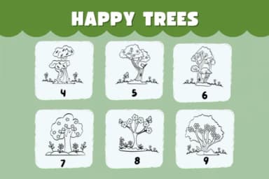 Happy Trees by Natchuta — Dingbats Font — thumbnail 4
