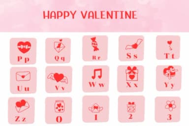 Happy Valentine by Ketsarin — Dingbats Font — thumbnail 3