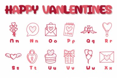 Happy Valentine by Chonada — Dingbats Font — thumbnail 3