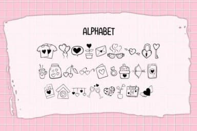 Happy Valentine by DREAMs Soul G. — Dingbats Font — thumbnail 2