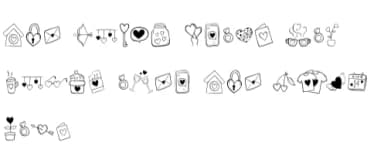 Happy Valentine by DREAMs Soul G. — Dingbats Font — thumbnail 6