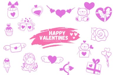 Happy Valentines by Suphitchaya — Dingbats Font — thumbnail 1