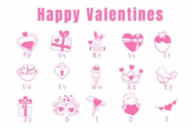 Happy Valentines by Suphitchaya — Dingbats Font — thumbnail 3