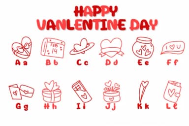 Happy Vanlentine Day by Chonada — Dingbats Font — thumbnail 2