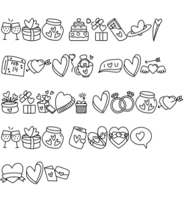 Happy Vanlentine Day by Chonada — Dingbats Font — thumbnail 8