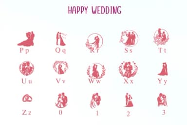 Happy Wedding by Nongyao — Dingbats Font — thumbnail 3