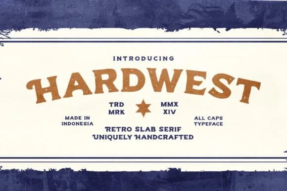 Hardwest by baletype — Slab Serif Font