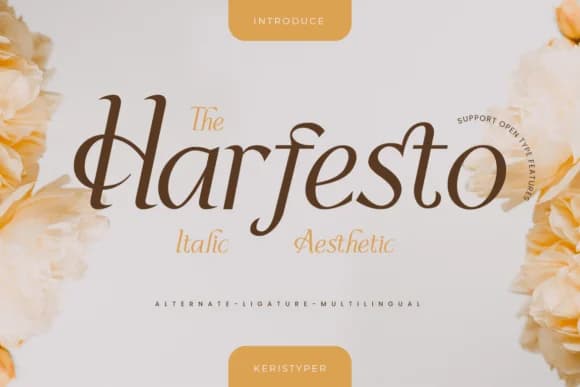 Harfesto by Keristyper — Slab Serif Font