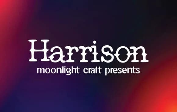 Harrison by moonlight craft — Slab Serif Font