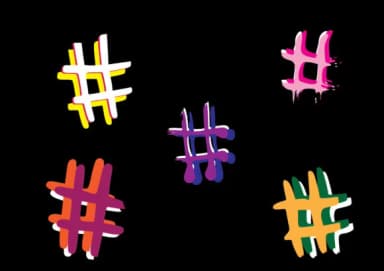 BM Graphics - Hash Tags by GraphicsBam Fonts — Dingbats Font — thumbnail 3